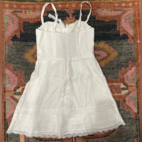 Reformation Arya Linen Dress - size 4 NWT - Picture 4 of 8